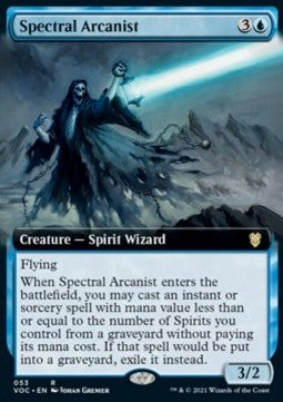 Spectral Arcanist (V.2)⁣ - Commander: Innistrad: Crimson Vow⁣ (Rare)⁣ [53]