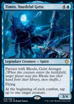 Timin, Youthful Geist (V.1)⁣ - Commander: Innistrad: Crimson Vow⁣ (Rare)⁣ [16]
