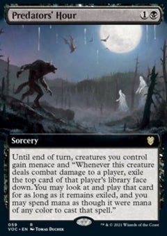 Predators' Hour (V.2)⁣ - Commander: Innistrad: Crimson Vow⁣ (Rare)⁣ [59]