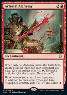 Arterial Alchemy (V.1)⁣ - Commander: Innistrad: Crimson Vow⁣ (Rare)⁣ [23]