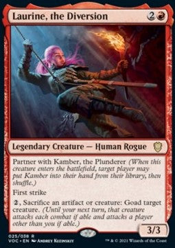 Laurine, the Diversion (V.1)⁣ - Commander: Innistrad: Crimson Vow⁣ (Rare)⁣ [25]