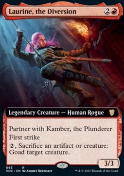 Laurine, the Diversion (V.2)⁣ - Commander: Innistrad: Crimson Vow⁣ (Rare)⁣ [63]