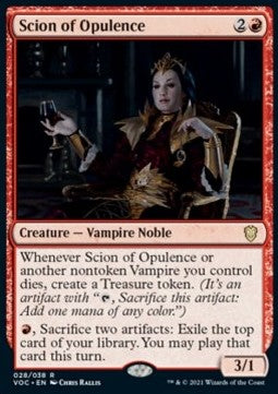 Scion of Opulence (V.1)⁣ - Commander: Innistrad: Crimson Vow⁣ (Rare)⁣ [28]