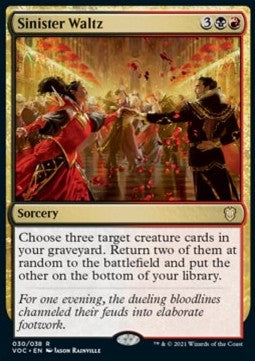Sinister Waltz (V.1)⁣ - Commander: Innistrad: Crimson Vow⁣ (Rare)⁣ [30]