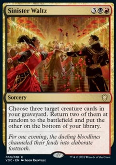 Sinister Waltz (V.1)⁣ - Commander: Innistrad: Crimson Vow⁣ (Rare)⁣ [30]