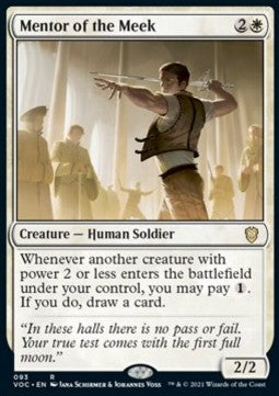 Mentor of the Meek⁣ - Commander: Innistrad: Crimson Vow⁣ (Rare)⁣ [93]