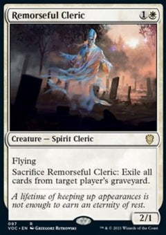 Remorseful Cleric⁣ - Commander: Innistrad: Crimson Vow⁣ (Rare)⁣ [97]