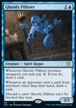 Ghostly Pilferer⁣ - Commander: Innistrad: Crimson Vow⁣ (Rare)⁣ [105]