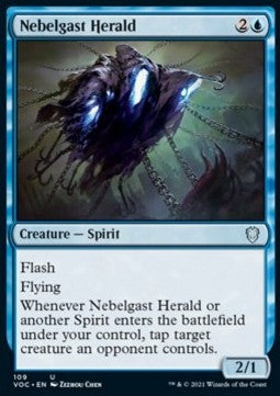 Nebelgast Herald⁣ - Commander: Innistrad: Crimson Vow⁣ (Uncommon)⁣ [109]