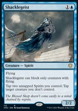 Shacklegeist⁣ - Commander: Innistrad: Crimson Vow⁣ (Rare)⁣ [112]