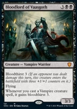 Bloodlord of Vaasgoth⁣ - Commander: Innistrad: Crimson Vow⁣ (Mythic)⁣ [121]