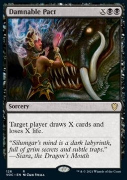 Damnable Pact⁣ - Commander: Innistrad: Crimson Vow⁣ (Rare)⁣ [126]