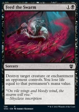 Feed the Swarm⁣ - Commander: Innistrad: Crimson Vow⁣ (Common)⁣ [129]