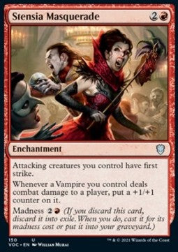 Stensia Masquerade⁣ - Commander: Innistrad: Crimson Vow⁣ (Uncommon)⁣ [150]