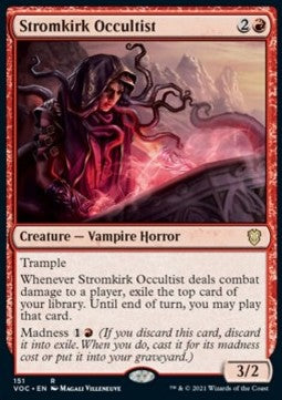 Stromkirk Occultist⁣ - Commander: Innistrad: Crimson Vow⁣ (Rare)⁣ [151]