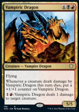 Vampiric Dragon⁣ - Commander: Innistrad: Crimson Vow⁣ (Rare)⁣ [158]