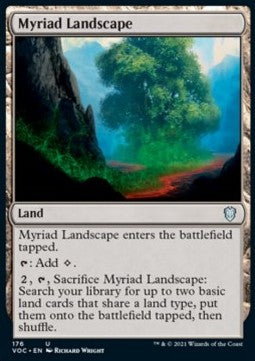 Myriad Landscape⁣ - Commander: Innistrad: Crimson Vow⁣ (Uncommon)⁣ [176]