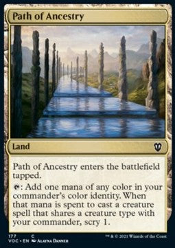 Path of Ancestry⁣ - Commander: Innistrad: Crimson Vow⁣ (Common)⁣ [177]