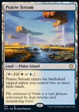 Prairie Stream⁣ - Commander: Innistrad: Crimson Vow⁣ (Rare)⁣ [179]
