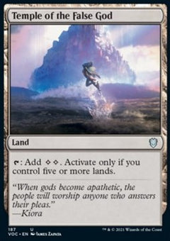 Temple of the False God⁣ - Commander: Innistrad: Crimson Vow⁣ (Uncommon)⁣ [187]