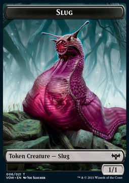 Slug Token (B 1/1) // Blood Token⁣ - Innistrad: Crimson Vow: Extras⁣ (Token)⁣ [T 6/17]
