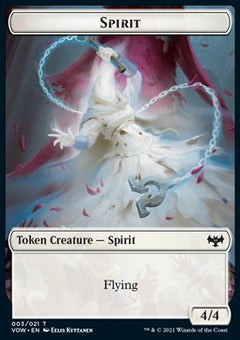Spirit Token (W 4/4) // Insect Token (G 1/1)⁣ - Innistrad: Crimson Vow: Extras⁣ (Token)⁣ [T 3/13]