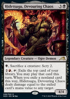 Hidetsugu, Devouring Chaos⁣ - Kamigawa: Neon Dynasty⁣ (Rare)⁣ [99]