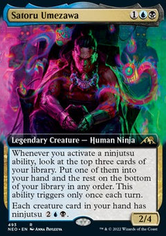 Satoru Umezawa (V.2)⁣ - Kamigawa: Neon Dynasty: Extras⁣ (Rare)⁣ [493]