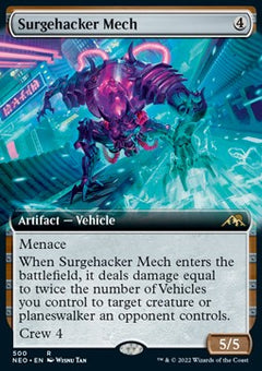 Surgehacker Mech (V.2)⁣ - Kamigawa: Neon Dynasty: Extras⁣ (Rare)⁣ [500]