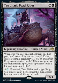Tatsunari, Toad Rider⁣ - Kamigawa: Neon Dynasty⁣ (Rare)⁣ [123]