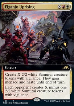 Eiganjo Uprising (V.2)⁣ - Kamigawa: Neon Dynasty: Extras⁣ (Rare)⁣ [484]
