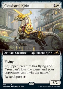 Cloudsteel Kirin (V.2)⁣ - Kamigawa: Neon Dynasty: Extras⁣ (Rare)⁣ [435]