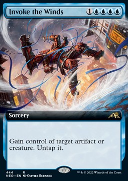 Invoke the Winds (V.2)⁣ - Kamigawa: Neon Dynasty: Extras⁣ (Rare)⁣ [444]