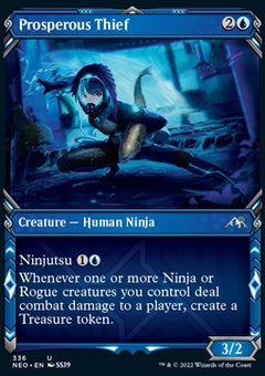 Prosperous Thief⁣ - Kamigawa: Neon Dynasty: Extras⁣ (Uncommon)⁣ [336]
