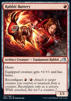 Rabbit Battery⁣ - Kamigawa: Neon Dynasty⁣ (Uncommon)⁣ [157]