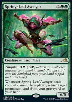 Spring-Leaf Avenger⁣ - Kamigawa: Neon Dynasty⁣ (Rare)⁣ [208]