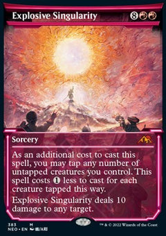 Explosive Singularity (V.1)⁣ - Kamigawa: Neon Dynasty: Extras⁣ (Mythic)⁣ [383]