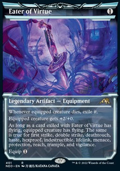 Eater of Virtue (V.1)⁣ - Kamigawa: Neon Dynasty: Extras⁣ (Rare)⁣ [401]