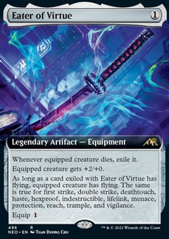 Eater of Virtue (V.2)⁣ - Kamigawa: Neon Dynasty: Extras⁣ (Rare)⁣ [496]