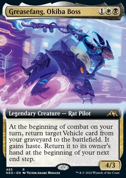 Greasefang, Okiba Boss (V.2)⁣ - Kamigawa: Neon Dynasty: Extras⁣ (Rare)⁣ [485]