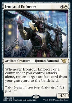 Ironsoul Enforcer (V.1)⁣ - Commander: Kamigawa: Neon Dynasty⁣ (Rare)⁣ [7]