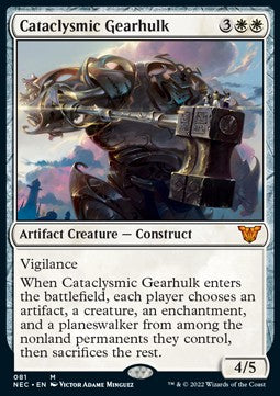 Cataclysmic Gearhulk⁣ - Commander: Kamigawa: Neon Dynasty⁣ (Mythic)⁣ [81]