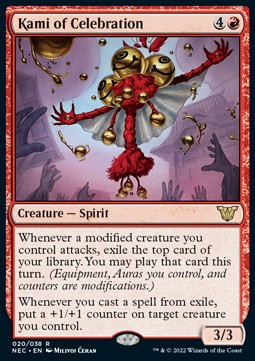 Kami of Celebration (V.1)⁣ - Commander: Kamigawa: Neon Dynasty⁣ (Rare)⁣ [20]