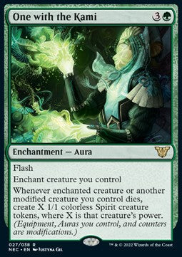 One with the Kami (V.1)⁣ - Commander: Kamigawa: Neon Dynasty⁣ (Rare)⁣ [27]