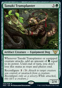 Tanuki Transplanter (V.1)⁣ - Commander: Kamigawa: Neon Dynasty⁣ (Rare)⁣ [30]