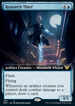 Research Thief (V.2)⁣ - Commander: Kamigawa: Neon Dynasty⁣ (Rare)⁣ [53]