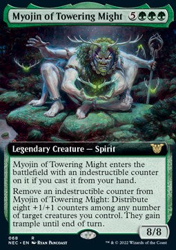 Myojin of Towering Might (V.2)⁣ - Commander: Kamigawa: Neon Dynasty⁣ (Rare)⁣ [68]