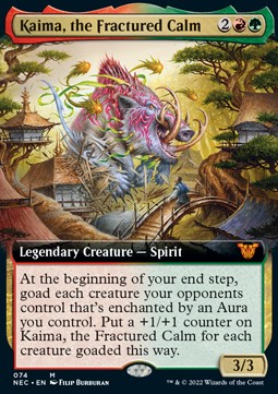 Kaima, the Fractured Calm (V.2)⁣ - Commander: Kamigawa: Neon Dynasty⁣ (Mythic)⁣ [74]