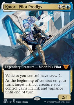 Kotori, Pilot Prodigy (V.2)⁣ - Commander: Kamigawa: Neon Dynasty⁣ (Mythic)⁣ [75]