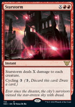Starstorm⁣ - Commander: Kamigawa: Neon Dynasty⁣ (Rare)⁣ [110]